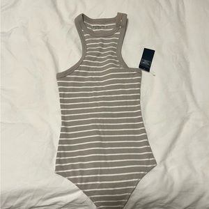 Abercrombie Ribbed Stretch Bodysuit NWT